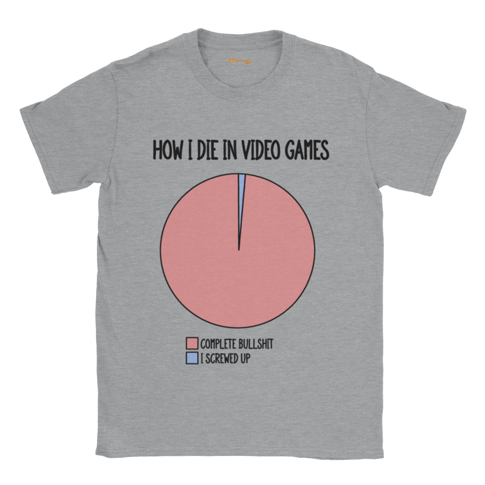 How I Die In Video Games - Classic Unisex Crewneck T-shirt