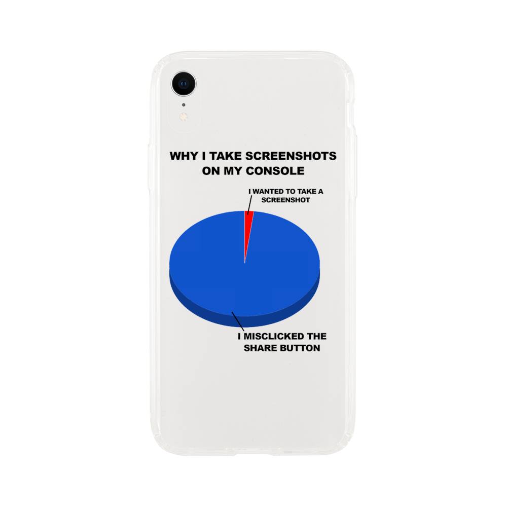 Why I take Screenshots - Clear iphone case
