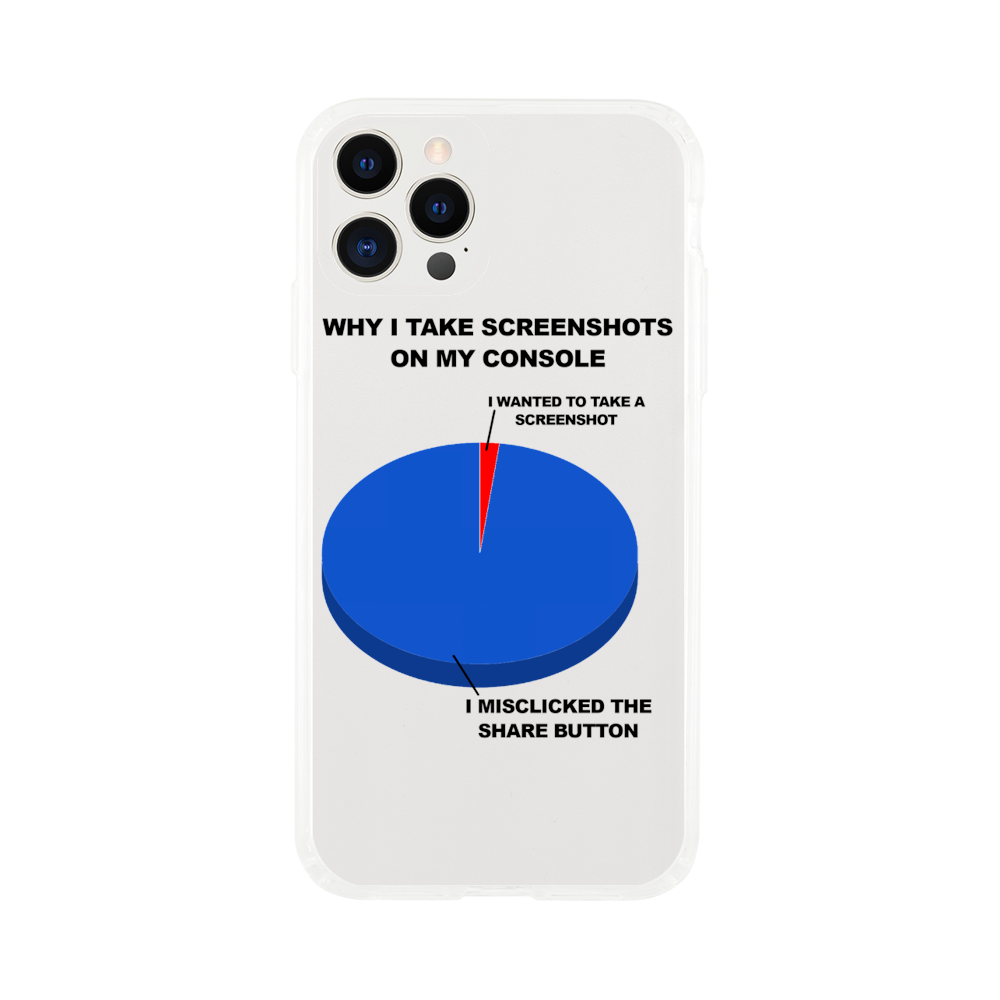 Why I take Screenshots - Clear iphone case