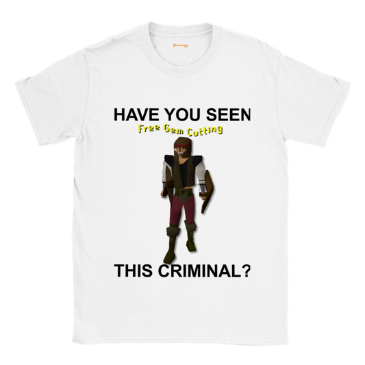 RuneScape Criminal - Classic Unisex Crewneck T-shirt